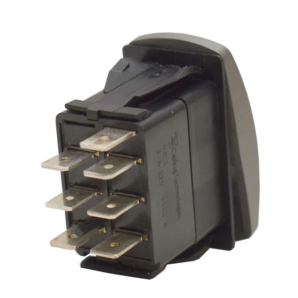 Carling On/Off/On Contura V Boat Rocker Switch | ACC / Stereo 7 Spade