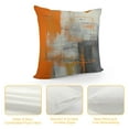 thumbnail image 4 of GOSMITH  Decorative Throw Pillow Covers Burnt Orange Cushion Cover Taupe Abstract Art Painting Pillowcase for Sofa Couch Bedroom Living Room Outdoor Home Décor, 4 of 5