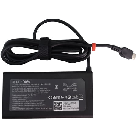 New Laptop Charger 100W (90W) USB Type C AC Adapter Power Cord for Dell XPS 13, Precision 3540 3560 Latitude 3400 3500 5289 5400 5420 5530 Latitude 5300 2in1 Latitude 7400 2in1 Latitude7300 7390 2in
