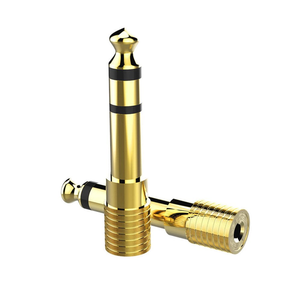 5PCS/SET GoldPlated 6.35mm 1/4 Inch Jack to 3.5mm Male Stereo Headphone Jack Walmart Canada