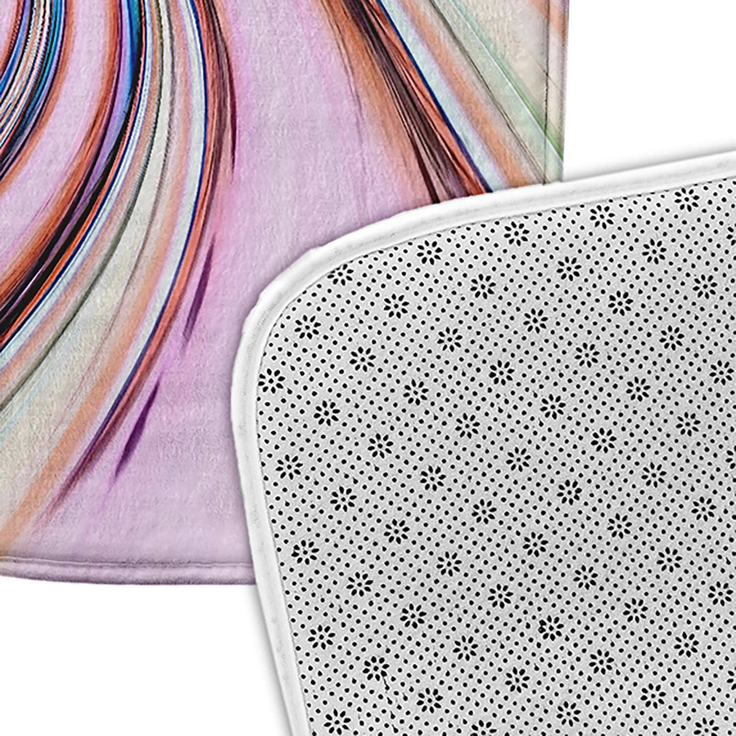 Simply Daisy Blush Stroke Too Pet Feeding Mat for Dogs and Cats