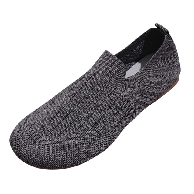 SEAOPEN Sandales Orthopédiques de Marche pour Femmes Sport Extérieur Randonnée Sandales Aquatiques Coussin Athlétique Épais Sangle Réglable Sandales avec Soutien de Voûte Plantaire Confortable Taille 7.5 Gris Foncé