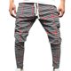thumbnail image 1 of Pantalones largos para hombre con cordón, cintura elástica, múltiples bolsillos, pantalones casuales para hombre, 1 of 5