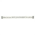thumbnail image 1 of Follow Your Heart Wood Wall Décor, 1 of 1