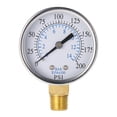 thumbnail image 1 of 50 mm 0 ~ 200 psi 0 ~ 14 bares piscina filtro de presión de agua Dial "NPT hidráulico Indic Abanopi Manómetro, 1 of 7