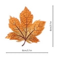 thumbnail image 4 of ELAYARD Durable Orange Maple Leaf Embroidered Patch for Decoration Ideal for Clothes and Accessories 24pcs, 4 of 4
