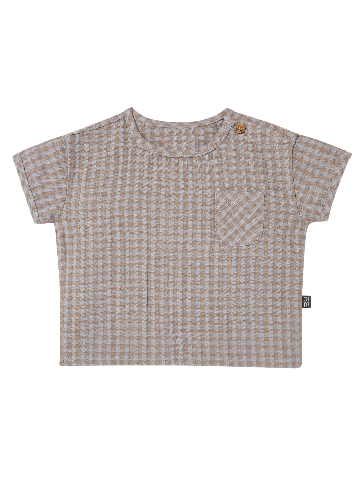 Modern Moments by Gerber Baby Boy Button Top and Pant Set, 2-Piece, Sizes 0/3 Months - 24 Months