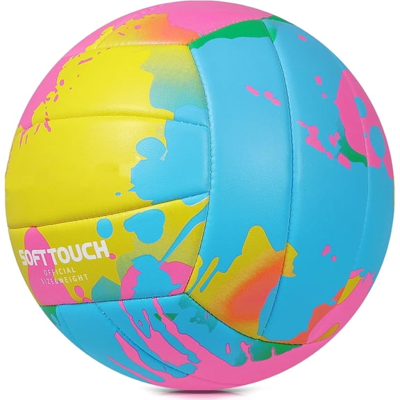 Beach Volleyball Soft Waterproof PU Ball for Indoor, Outdoor, Pool, Gym, Training