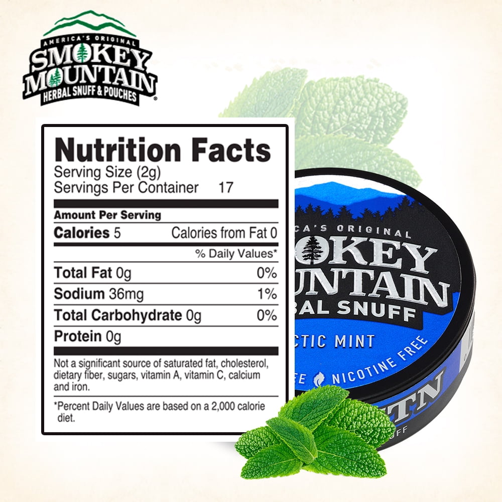 can you buy chewing tobacco in iceland Smokey Mountain Herbal Long Cut – Artic Mint – Iceland