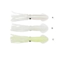 thumbnail image 3 of Cebo de pulpo suave Eigraketly 10 Uds. de señuelos de calamar para pescar Verde Luminoso, 3 of 6