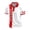 6-White, variant on Telankuip Men's Canada Flag Print Polo Shirts Button up Lapel Short Sleeve Slim Fit Polo Tees Fashion Canadian Maple Leaf and Letter Graphic Design Summer Casual Tops 6-White XL