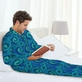 thumbnail image 5 of Bingfone Men's Pajama Set 2 Piece Loungewear PJs, Long Sleeve with Pajama Pants-Snake, 5 of 7