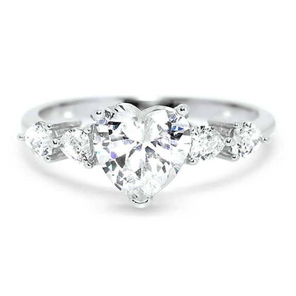 LaRaso & Co CZ Engagement Promise Ring for Women Size 7