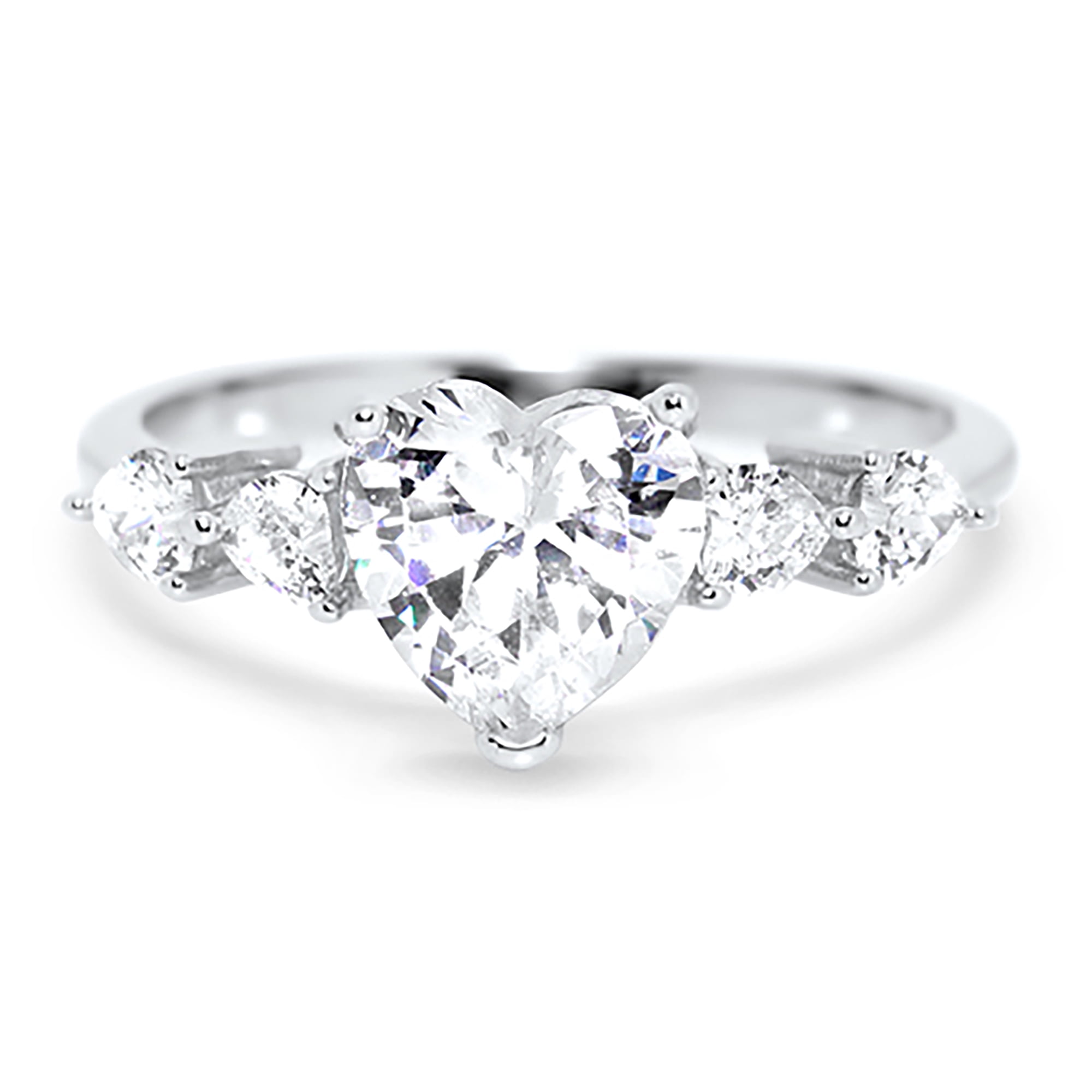 LaRaso & Co CZ Engagement Promise Ring for Women Size 7