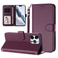 thumbnail image 3 of Funda Cartera GANGXUN para iPhone 15 Pro – Cierre Magnético, Protección RFID, Correa Desmontable, Compatible con Carga Inalámbrica, 3 of 6