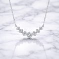 thumbnail image 2 of 2Ct Round Cut Lab Created Diamond Necklace Pendant 14K White Gold Plated, 2 of 3