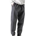 thumbnail image 2 of ZKCCNUK Cargo Pants for Men's Fashion Classic Twill Relaxed Fit Work Wear Sweatpants for Men Cargo Pants Gray XXL, 2 of 7