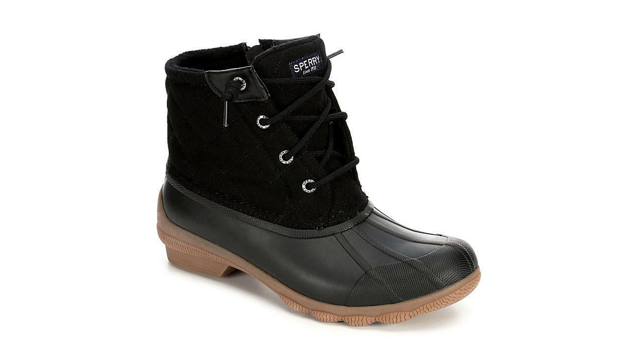 Sperry Top-Sider Women's Syren Gulf Wool Quilted Boot - Black Size 11