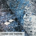 thumbnail image 6 of Modern Abstract Area Rug, Low Pile Washable Throw Rug, Neutral Moody Vintage, Foldable & Stain Resistant, Non Slip Backing, for Living Room, Bedroom, 6 of 7