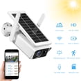 thumbnail image 2 of cámara de seguridad Irfora Cámara de seguridad solar para exteriores 1080P 2MP Batería recargable Cámara de vigilancia inalámbrica WiFi para el hogar con detección de movimiento PIR, visión nocturna, Irfora cámara de seguridad, 2 of 7