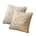 thumbnail image 2 of NWOKYZGH Halloween Plush Pillow Covers 17x17 Set of 2 Maple Leaves Embroidery Throw Pillow Covers Farmhouse Thanksgiving Home Decor Cushion Covers for Couch Sofa Bed, 2 of 6