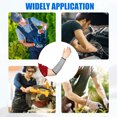 thumbnail image 2 of Unique Bargains Pair HPPE Protection Arm Cut Resistant Sleeves Prevent Scratch for Garden Kitchen Work Gray 16.14', 2 of 7