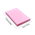thumbnail image 3 of Large Sticky Notes,100 Sheets Tearable Reminder Note for Office Desk & Household Message Recording | 3x2 Inch Colorful Note Pads | to Do Lists,Pink, 3 of 7