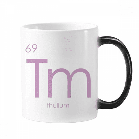 

Chestry Elements Period Table Lanthanide Thulium Tm Mug Changing Color Cup Morphing Heat Sensitive 12oz