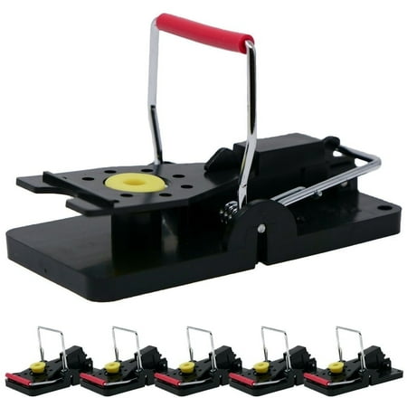 Catchmaster Predator Mouse Snap Traps 6Pk, Reusable Indoor & Outdoor Mouse Bait Stations