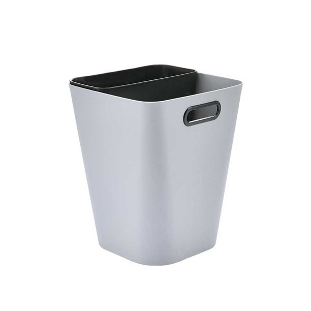 Monstrate Cubo de basura de doble capa, cesto de basura, cesto de basura de cocina para el hogar, cesto de basura de almacenamiento para el hogar de Suministros de limpieza para el hogar Gris Monstrate HA083687-02