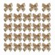 thumbnail image 1 of 24 piezas de adorno decorativo colgante con lazo, mariposa, árbol decorativo bonito (24 piezas, dorado) Dorado, dorado, 1 of 5