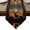 Orange, variant on Deer Bear Table Runner Linen Burlap Table Runner 60 Inches Long Rustic Forest Sunset Pine Tree Natural Landscape Dresser Scarves for Kitchen Island Coffee Dining Room Party Holiday Decor 13"x60"