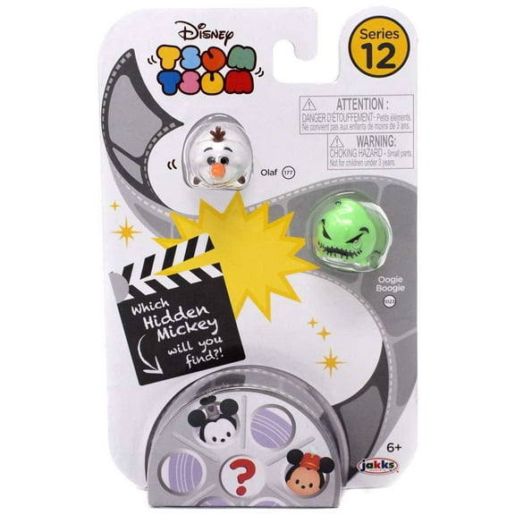 Disney Tsum Tsum Series 12 Olaf & Oogie Boogie Minifigure 3-Pack