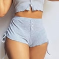 thumbnail image 3 of Casual Shorts for Women Fashion Pants Sexy Printed Side Drawstring Summer Shorts, 3 of 7