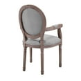 thumbnail image 3 of Modway Arise Vintage French Dining Armchair in Light Gray, 3 of 5