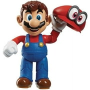 World of Nintendo Mario Odyssey with Hat Action Figure