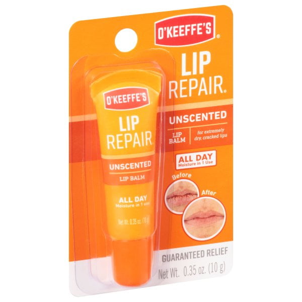 O'Keeffe's Unscented Lip Repair Tube Lip Balm 0.35 oz