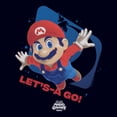 thumbnail image 2 of Womens The Super Mario Galaxy Movie Let's A Go Flying Icon T Shirt, 2 of 5
