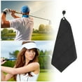 thumbnail image 6 of Unique Bargains 1 Pc Quick-drying Golf Towel 15.75"x15.75" Black, 6 of 6