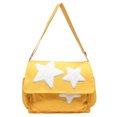 thumbnail image 1 of Bolso Bandolera La Cinco Puntas Informal Y Versátil Satisface Las Necesidades Del Hombro Gran Capacidad () Amarillo, 1 of 9