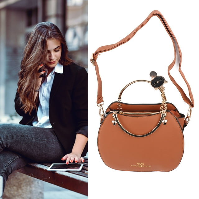 Bolso De Hombro De Mujer ANGGREK Lindo Animal Colgante Textura De Suavidad