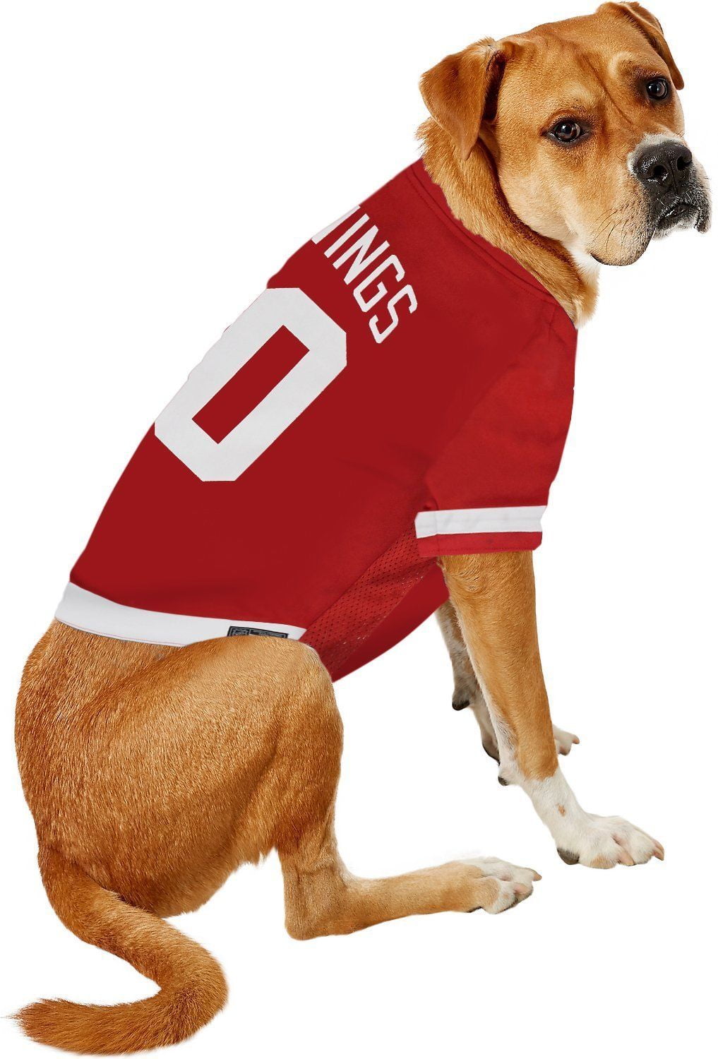 Pets First NHL Detroit Red Wings Dog Jersey, Red, X-Small