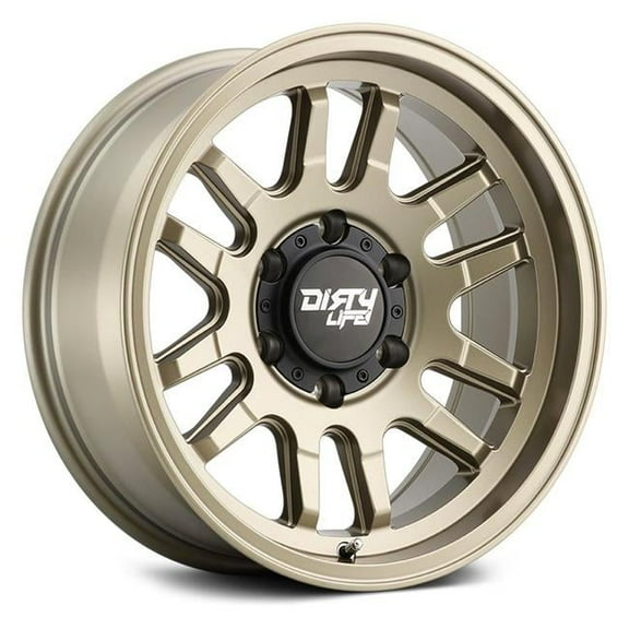17 x 9 in. 5-127 -12 mm Offset 71.5 mm Canyon 9310 Satin Gold Wheel