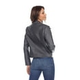 thumbnail image 4 of White Mark Women's PU Faux Leather Jacket, 4 of 6