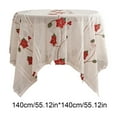 thumbnail image 3 of Grrvtrz Christmas Tablecloth Red Embroidery Home Beautification Decoration Tablecloth Background Cloth,Holiday Products,Christmas Decorations, 3 of 6