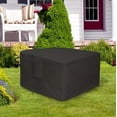 thumbnail image 2 of Housse Carrée Solide Résistante aux Déchirures et Imperméable pour Foyer Extérieur, Revêtement PU Résistant à la Décoloration 32 ”L * 32” L * 24 ”H Noir, 2 of 5