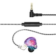 thumbnail image 2 of Auriculares X2pro con cable de alta fidelidad de 3,5 mm, auriculares internos, deportivos, con cancelación de ruido, para correr, para juegos, auriculares, coloridos Vogacara EL004955-02B, 2 of 2