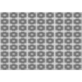 thumbnail image 1 of Ahgly Company Machine Washable Indoor Rectangle Transitional Silver Gray Area Rugs, 7' x 9', 1 of 7
