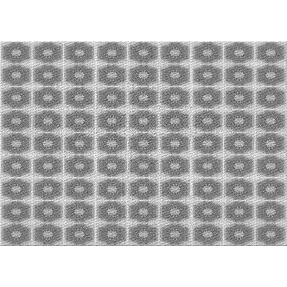 Ahgly Company Machine Washable Indoor Rectangle Transitional Silver Gray Area Rugs, 2' x 3'