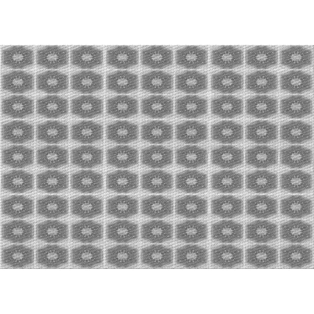 Ahgly Tapis Rectangulaire Lavable en Machine Intérieur Transitionnel Gris Argenté, 2 Pieds x 5 Pieds